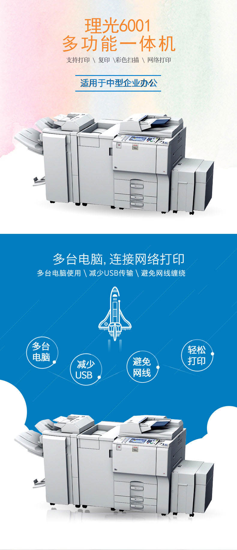 理光6001多功能一體機